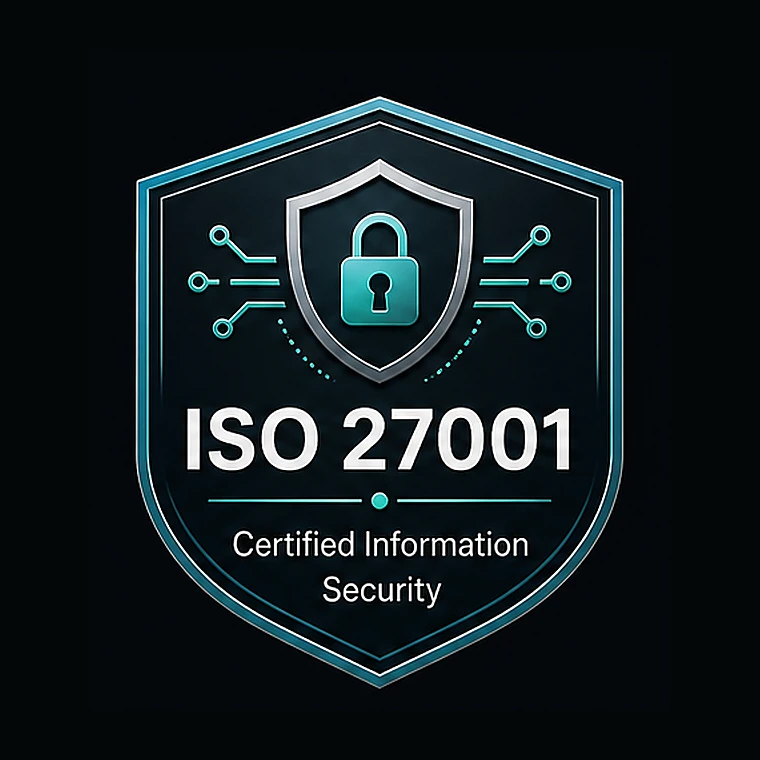 ISO 27001 信息安全管理体系认证徽章