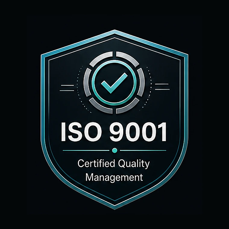 ISO 9001 质量管理体系认证徽章